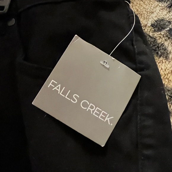 NEW Falls Creek black jean shorts Women’s size 24 - Picture 2 of 5